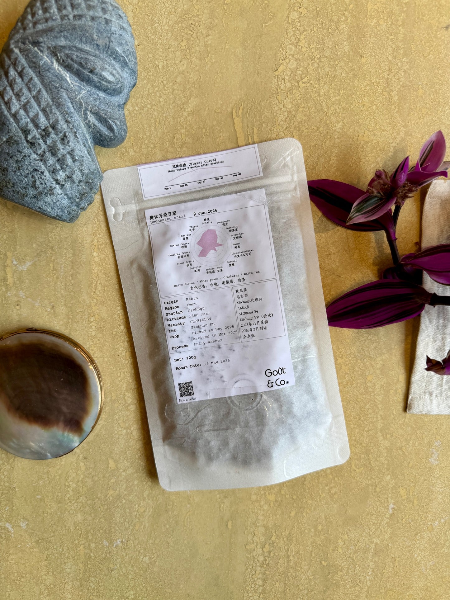 KAMAVINDI GICHUGU STATION 2026 NEW CROP - SL28 & SL34 PB, FULLY WASHED - KENYA