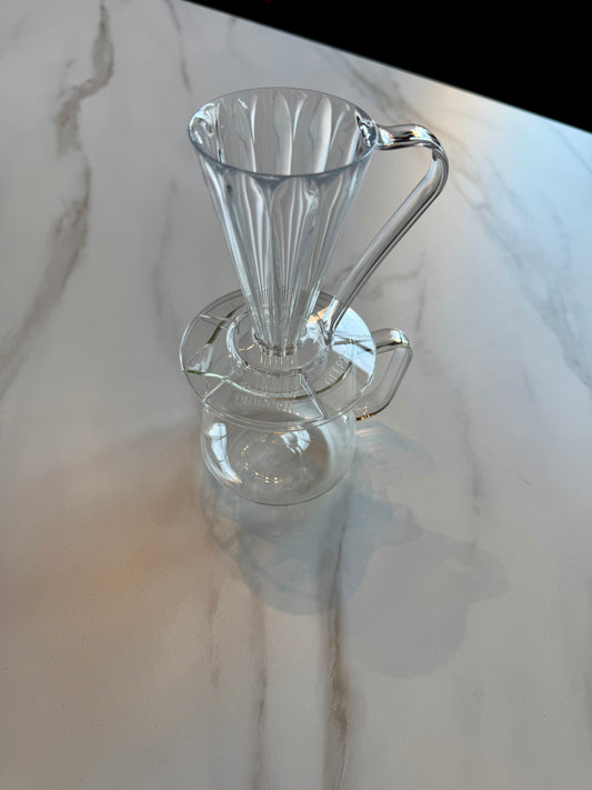 DEEP 27 FLOWER DRIPPER - CLEAR