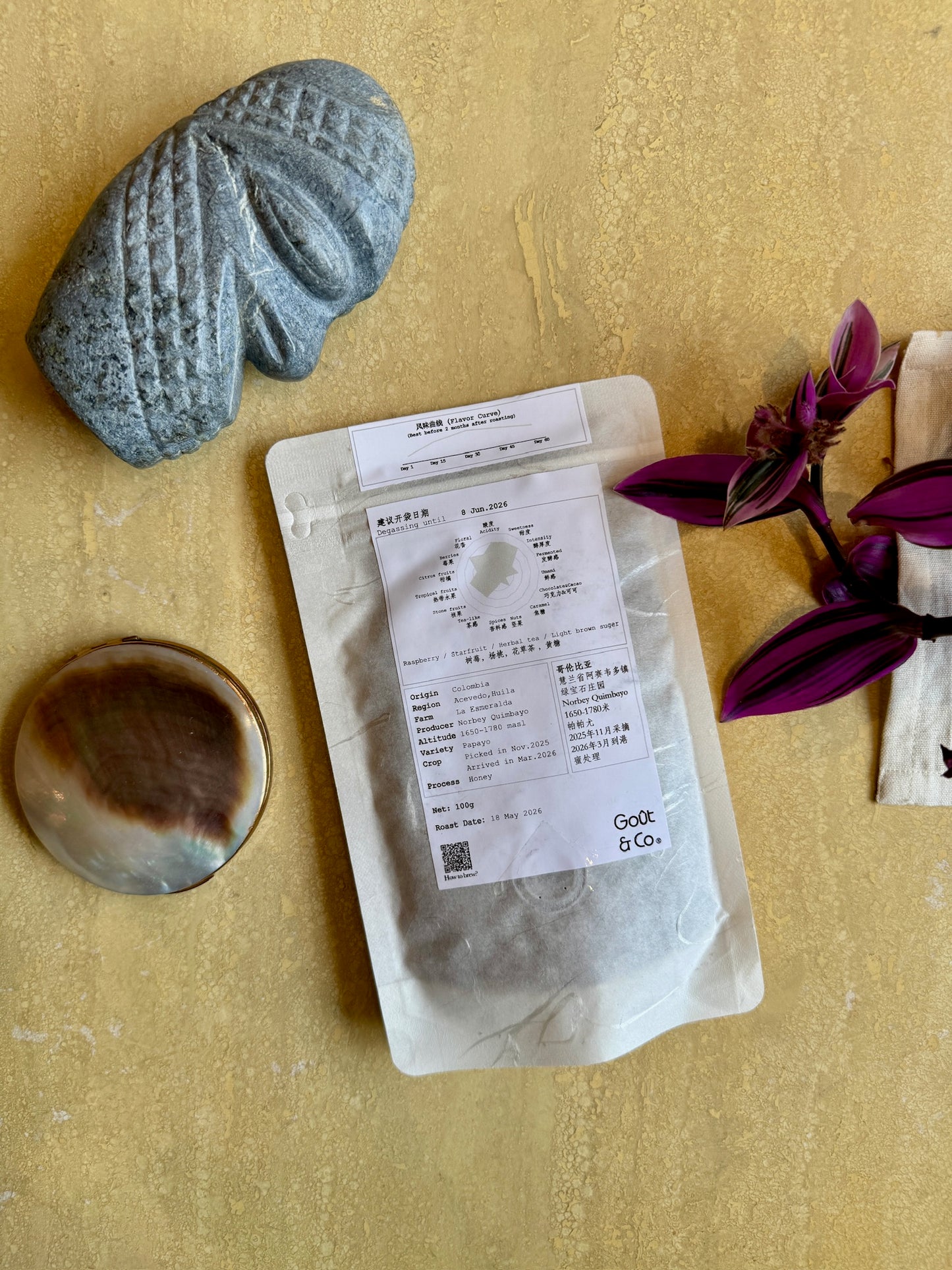 LA ESMERALDA 2026 NEW CROP - PAPAYO, HONEY - COLOMBIA