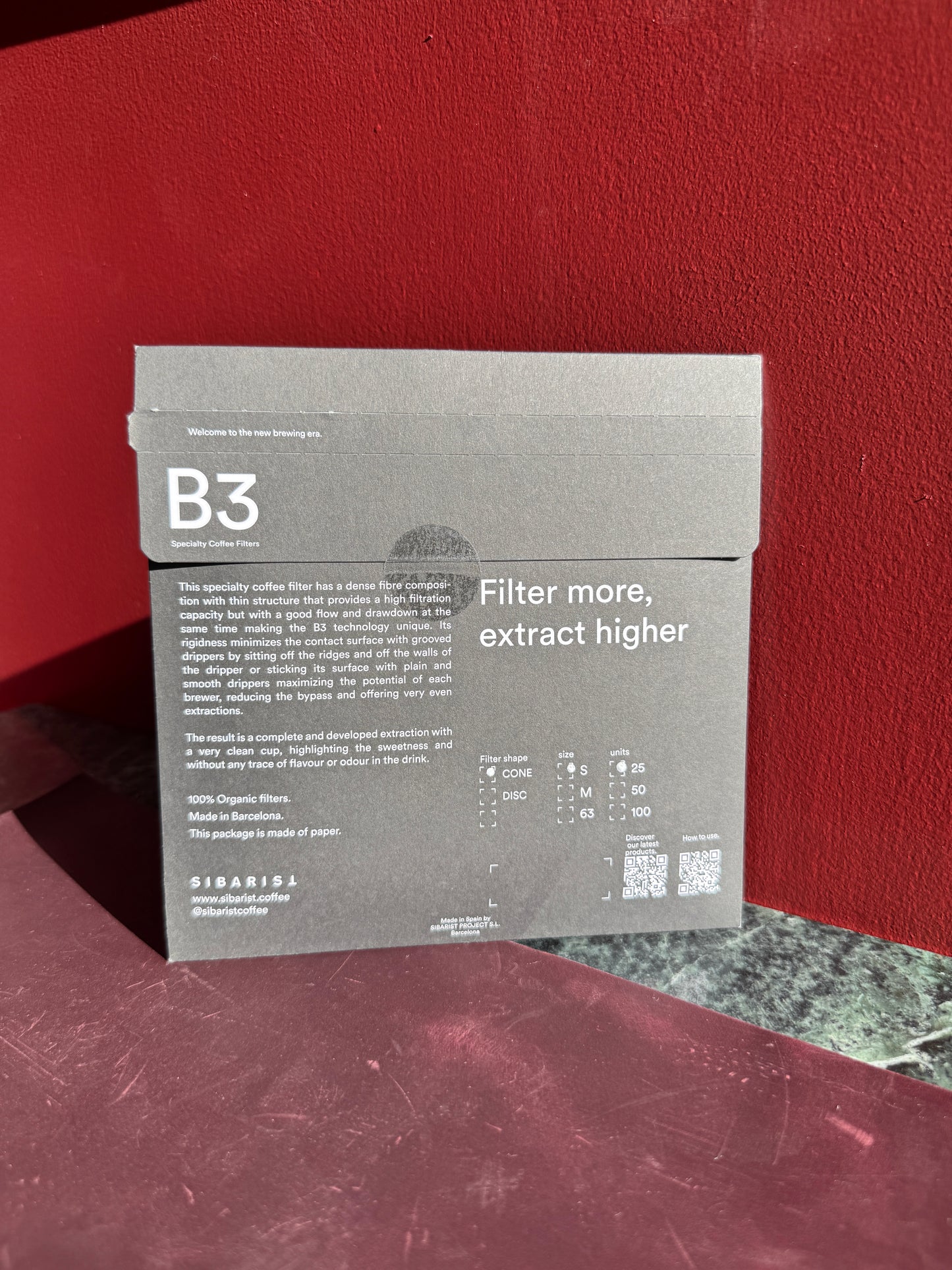 SIBARIST B3 CONE FILTERS - S