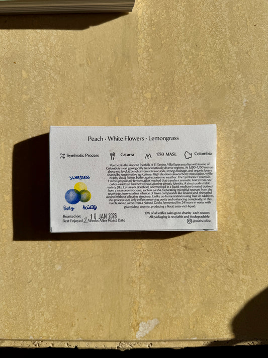 HACHI KINTSUGI - CATURRA, SYMBIOTIC PROCESS - COLOMBIA