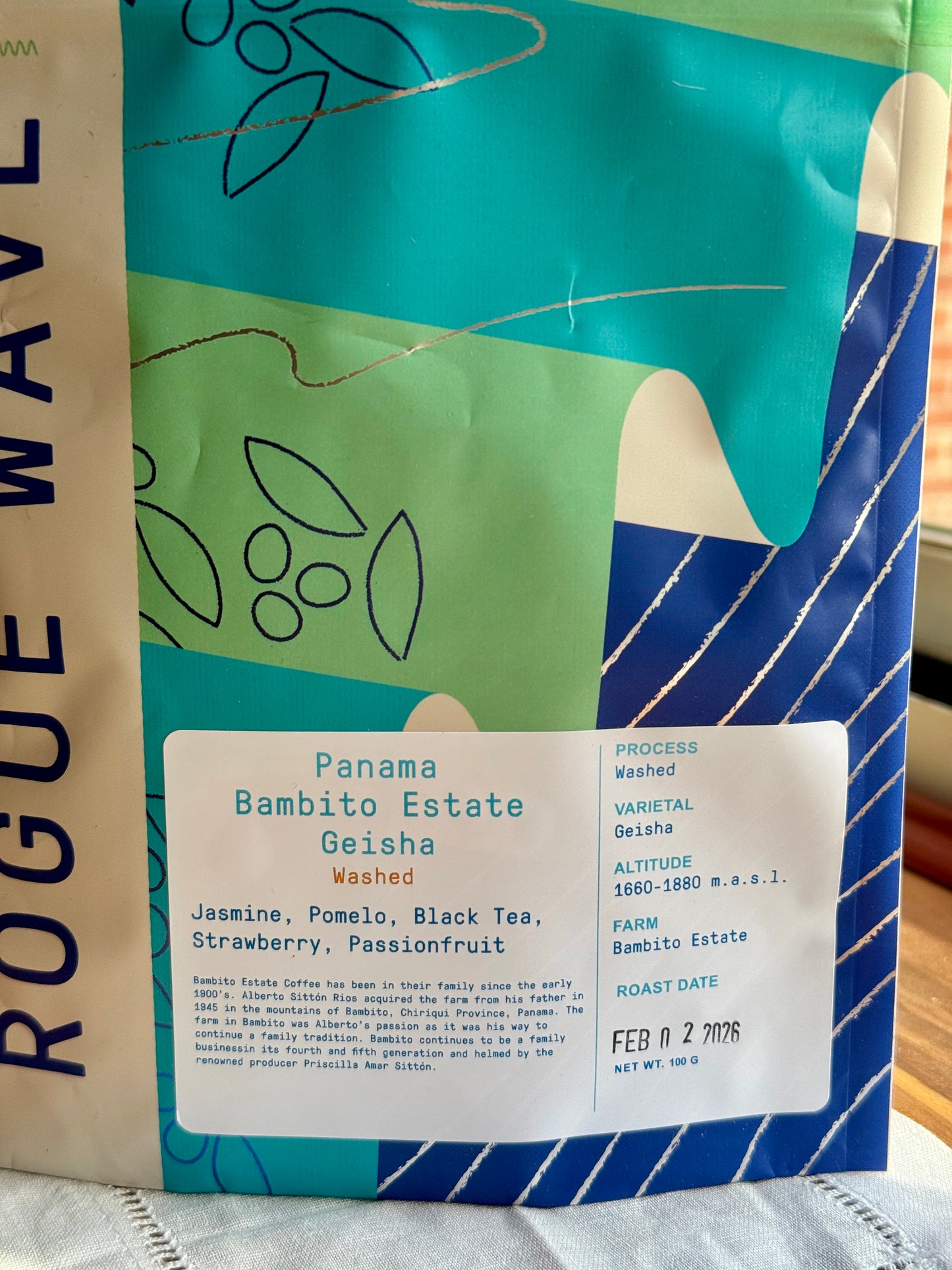 ROGUE WAVE - BAMBITO ESTATE GEISHA