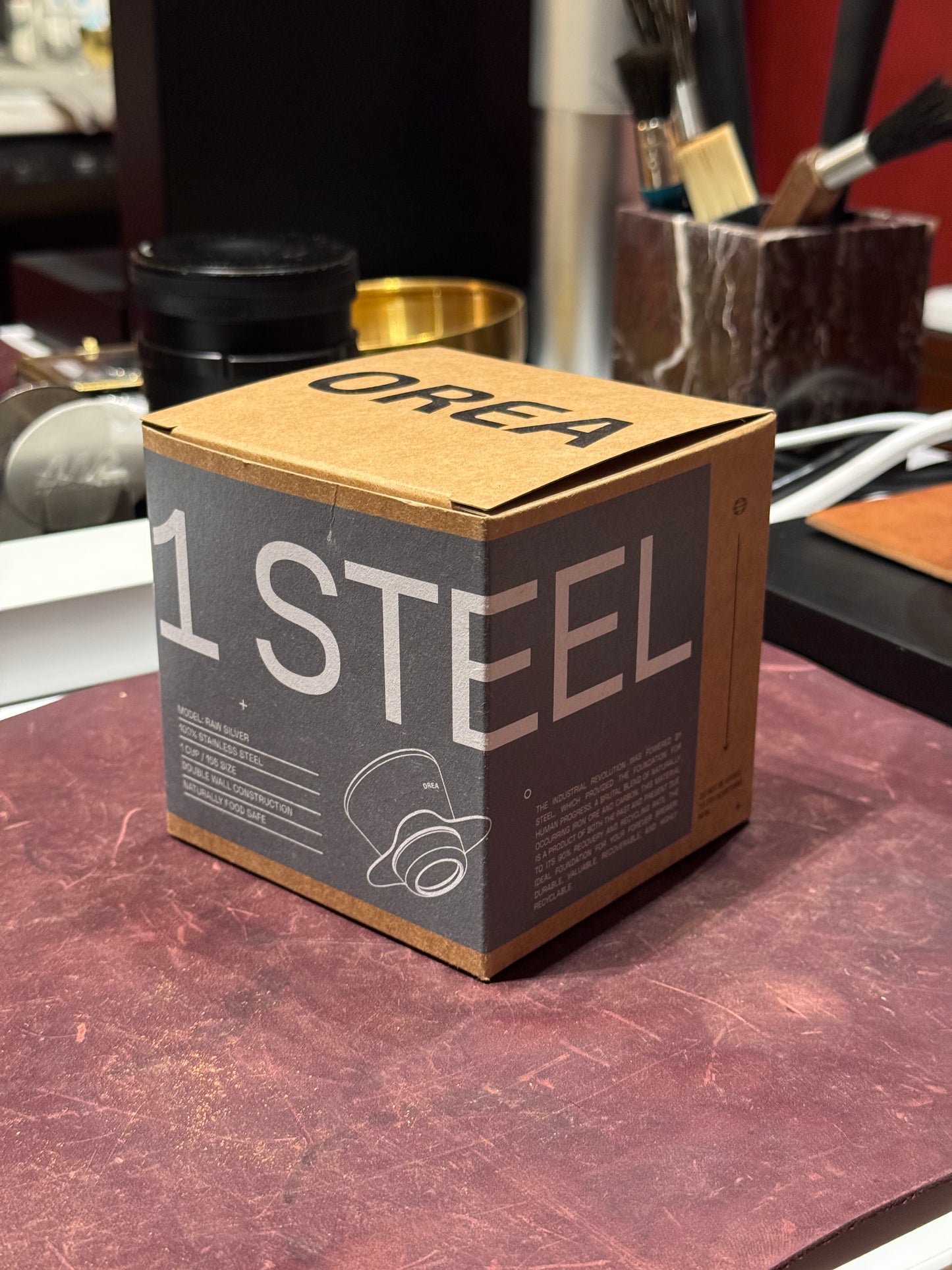 O1 BREWER - STEEL - RAW SILVER