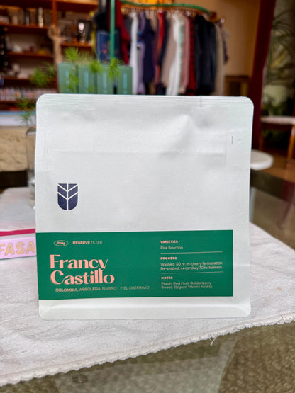 FRANCY CASTILLO - PINK BOURBON, WASHED - COLOMBIA