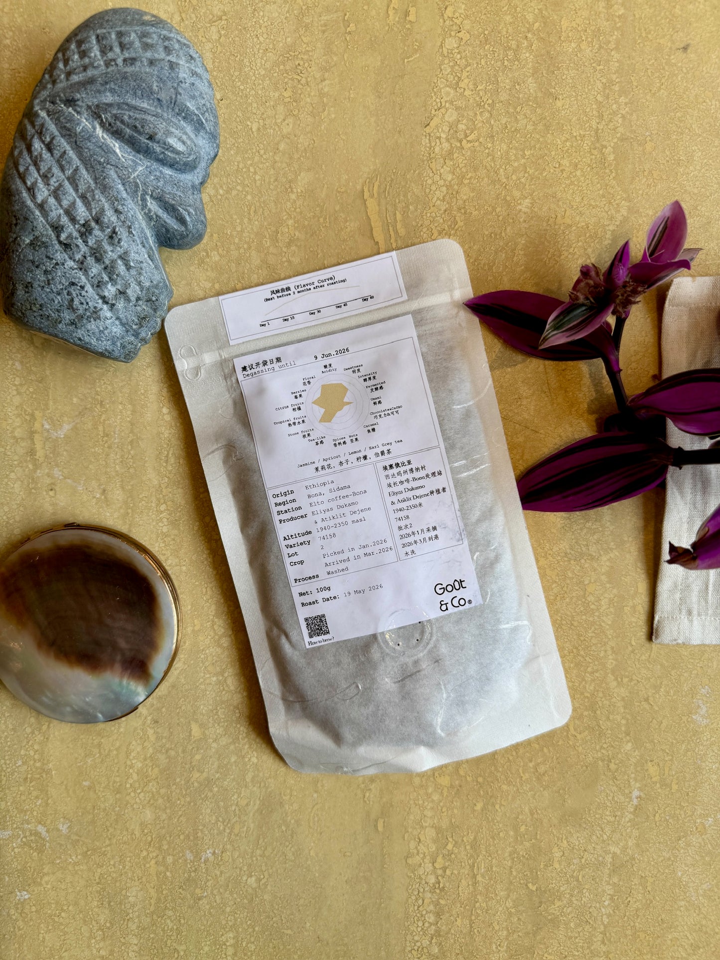 ELTO COFFEE-BONA STATION 2026 NEW CROP – 74158, WASHED - ETHIOPIA