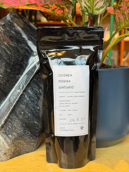 POPAYAN SANTUARIO - BOURBON, GOLD WASHED - COLOMBIA