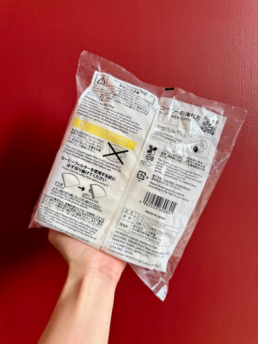 ABACA TRADITIONAL CONE FILTERS - CUP 4