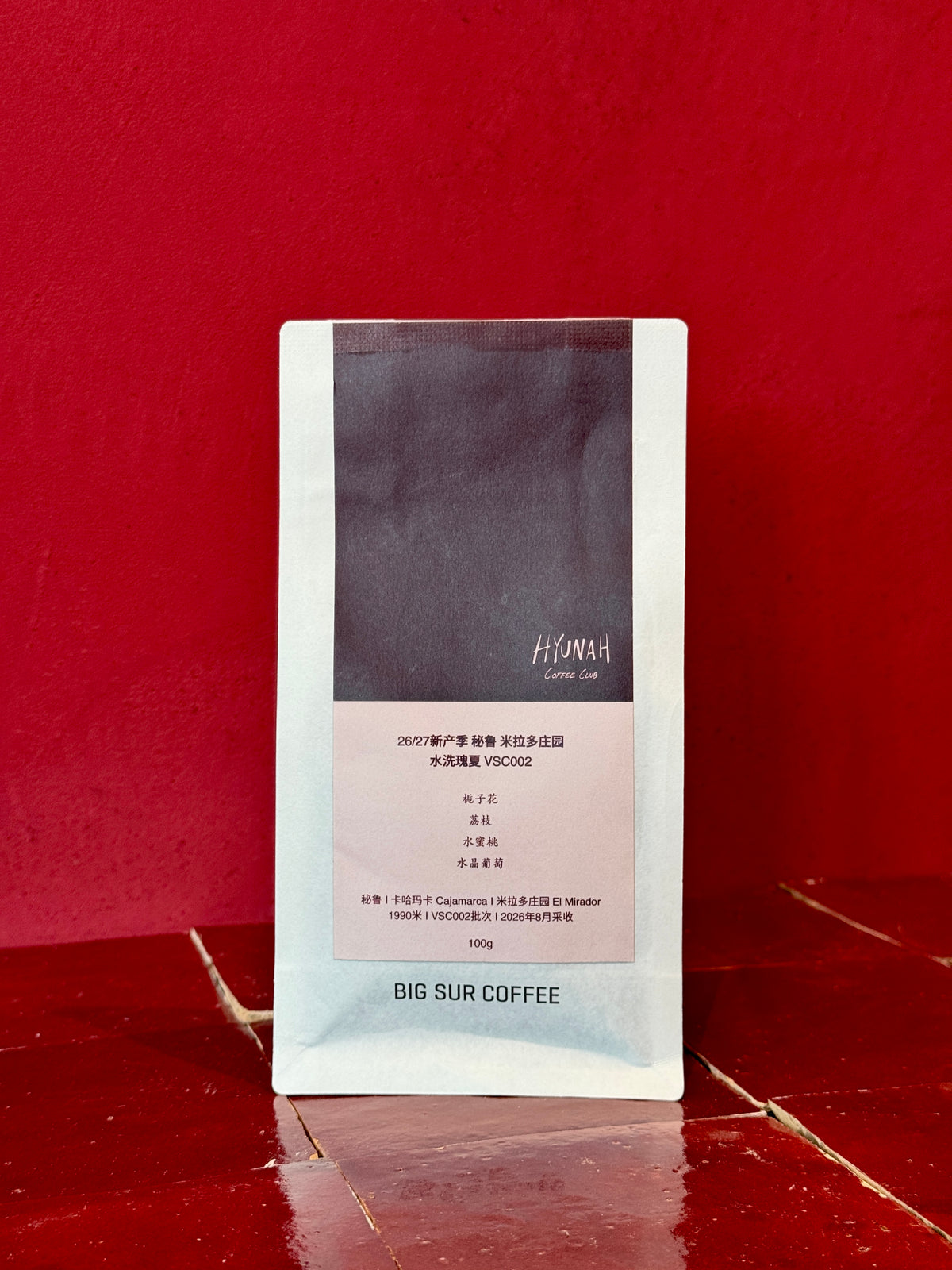 BIG SUR x HYUNAH - EL MIRADOR VSC002 - GEISHA, WASHED - PERU