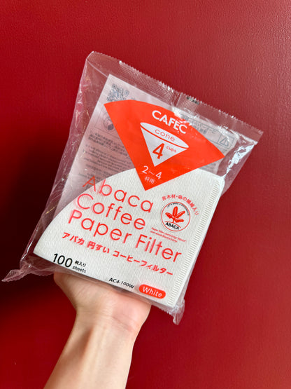 ABACA CONE FILTERS - CUP 4