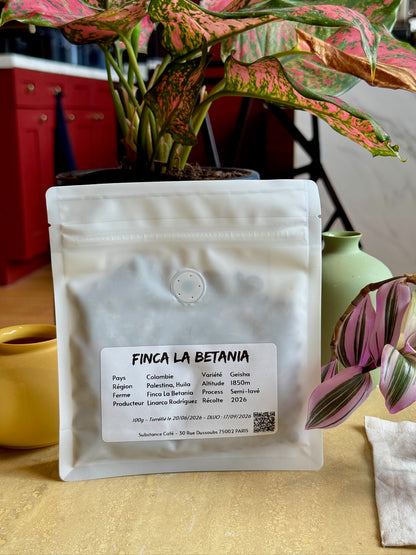 FINCA LA BETANIA - GEISHA, SEMI-WASHED - COLOMBIA