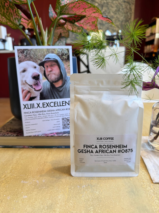 FINCA ROSENHEIM GESHA AFRICAN #0875 - GESHA, WASHED - PERU