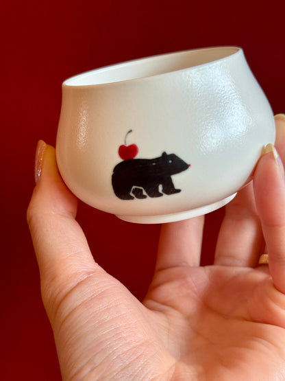 PORCELAIN TASTING CUP