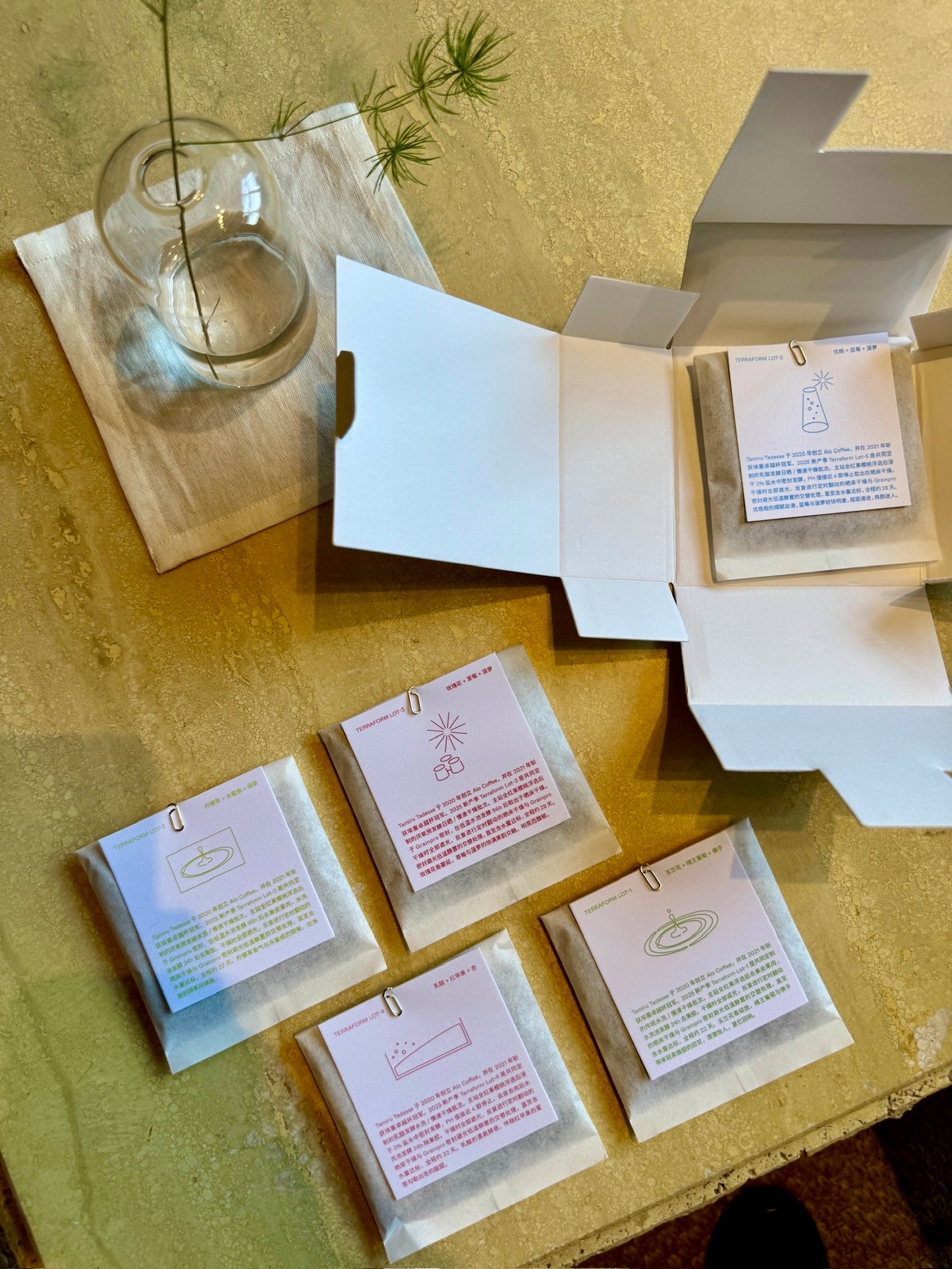 ALO TASTING SET - LOT 1-5 - ETHIOPIA