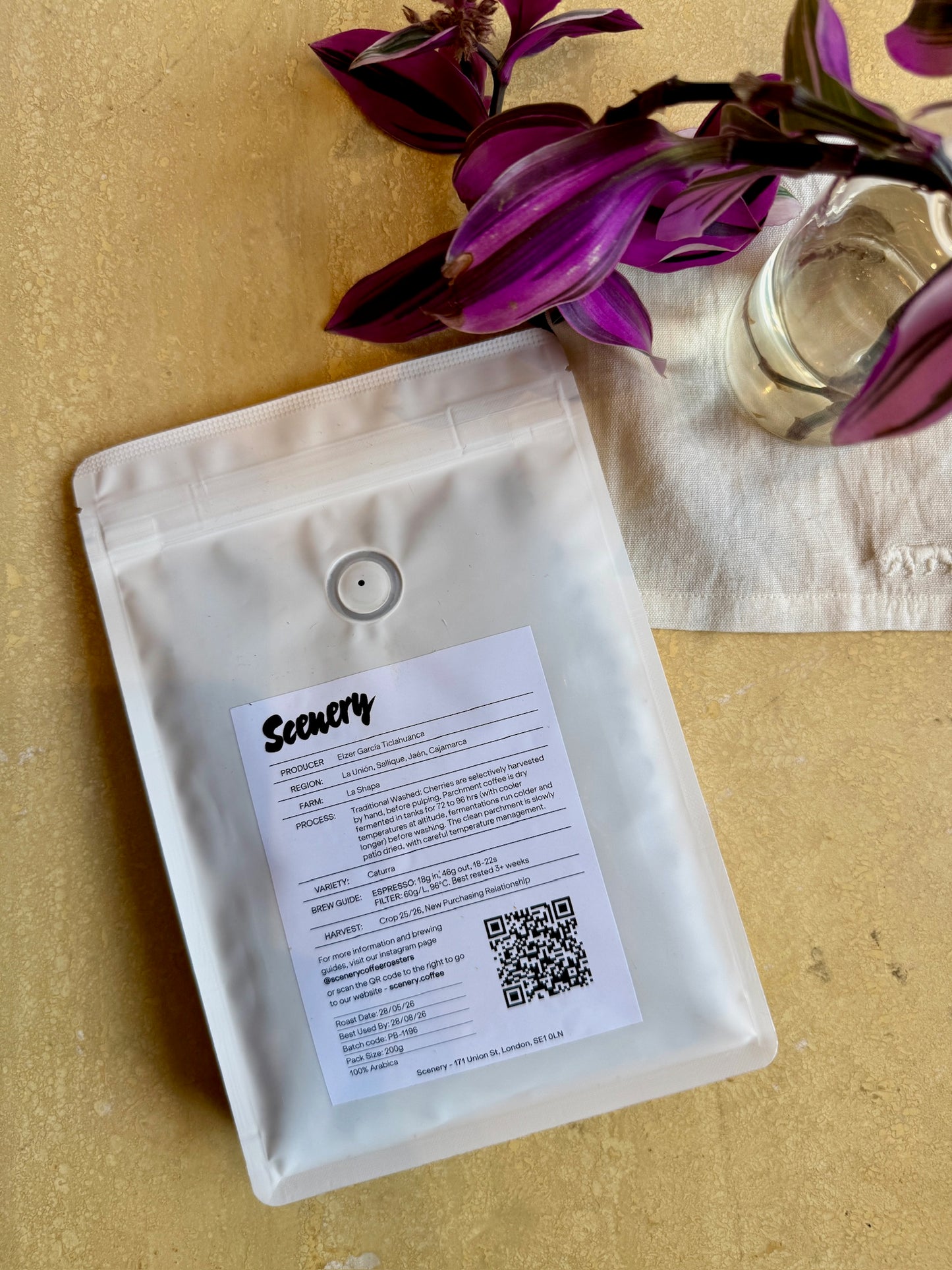 ELZER GARCÍA TICLAHUANCA – CATURRA, WASHED – PERU