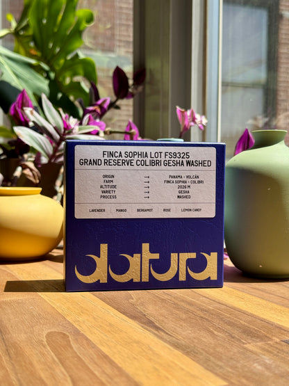 FINCA SOPHIA - LOT FS9325 GRAND RESERVE COLIBRI - GESHA, WASHED - PANAMA