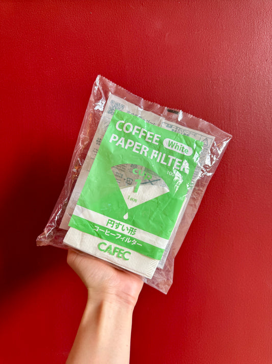 ABACA TRADITIONAL CONE FILTERS - CUP 1