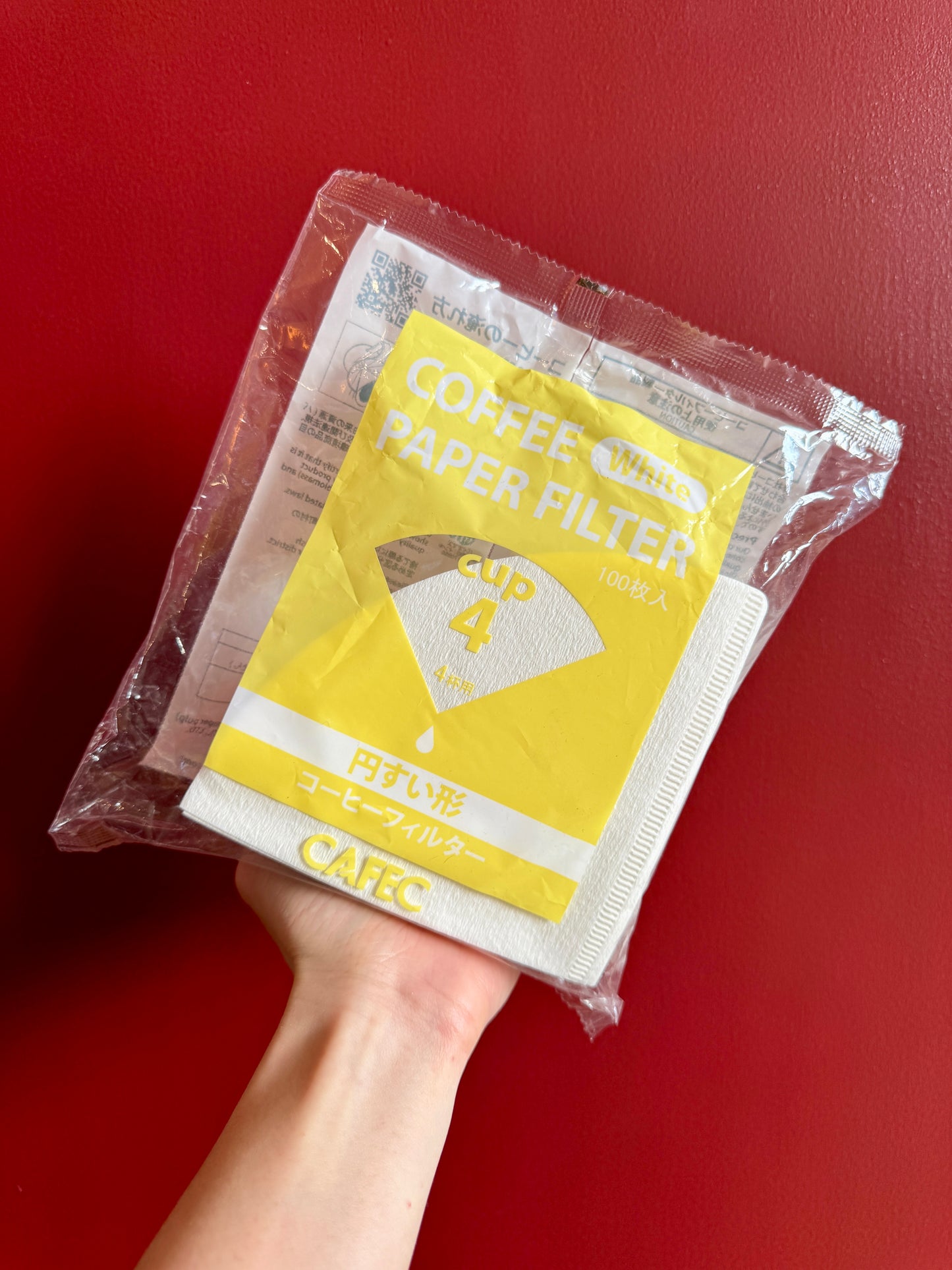 ABACA TRADITIONAL CONE FILTERS - CUP 4