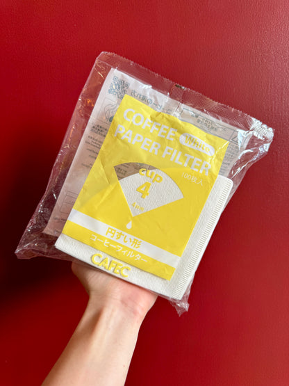 ABACA TRADITIONAL CONE FILTERS - CUP 4