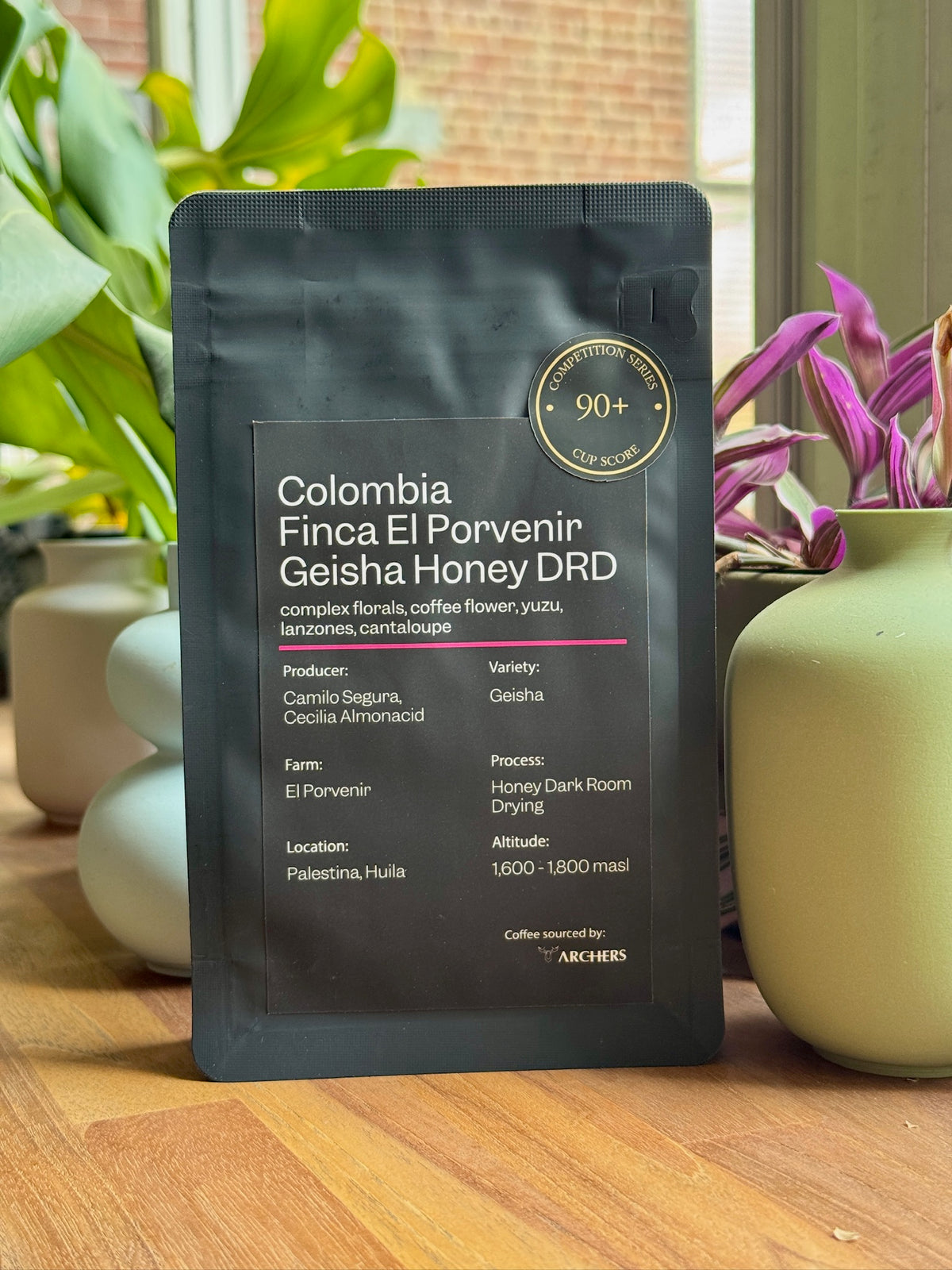 FINCA EL PORVENIR - GEISHA, HONEY DARK ROOM DRYING - COLOMBIA