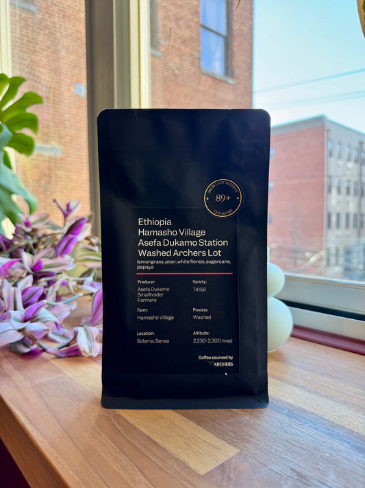 HAMASHO VILLAGE ASEFA DUKAMO STATION - 74158, WASHED (ARCHERS LOT) - ETHIOPIA