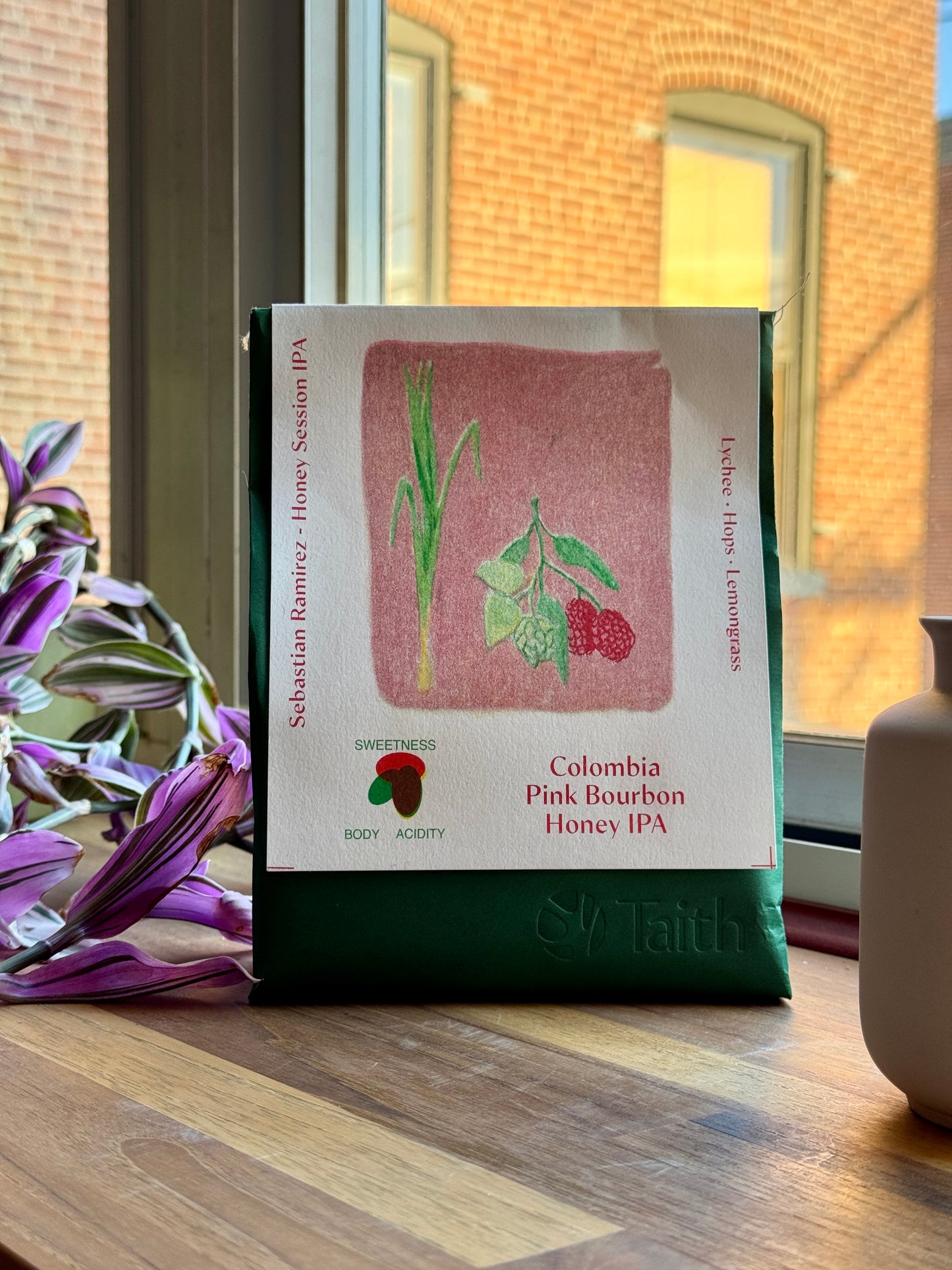 SEBASTIAN RAMIREZ SESSION IPA – PINK BOURBON, HONEY SESSION IPA - COLOMBIA