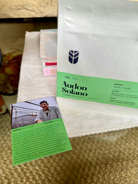 AUDON SOLANO - CATURRA & V. COLOMBIA, WASHED - COLOMBIA