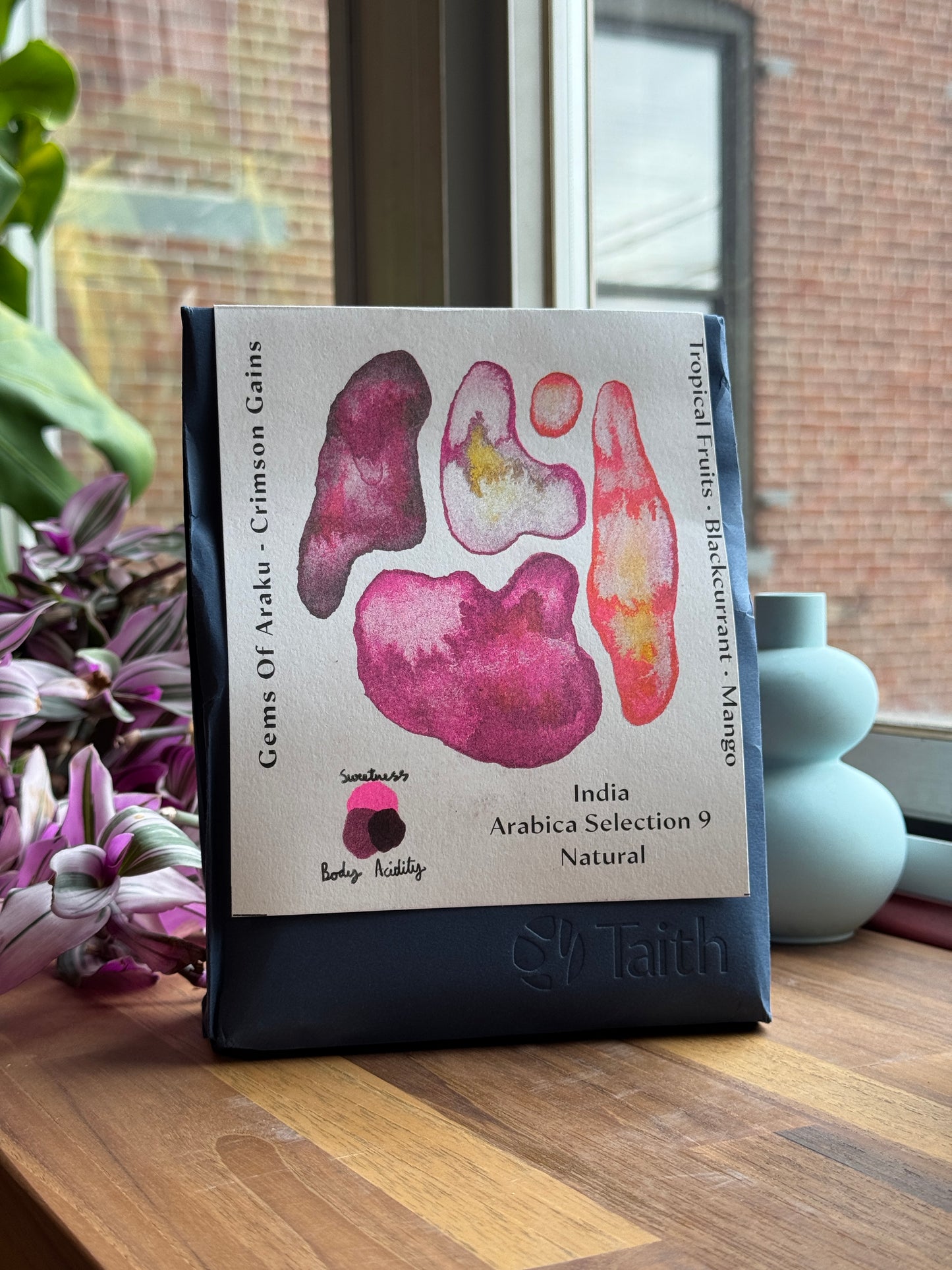 GEMS OF ARAKU CRIMSON GAINS - NATURAL - INDIA