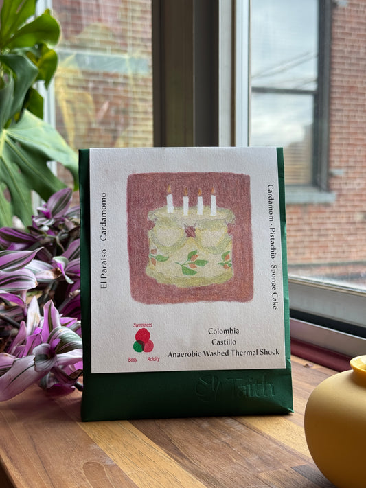 EL PARAISO CARDAMOMO – CASTILLO, DOUBLE ANAEROBIC WASHED THERMAL SHOCK - COLOMBIA