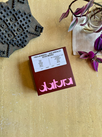 FINCA ACHIRAYUC - JOSE GONZALEZ - GESHA, WASHED - PERU