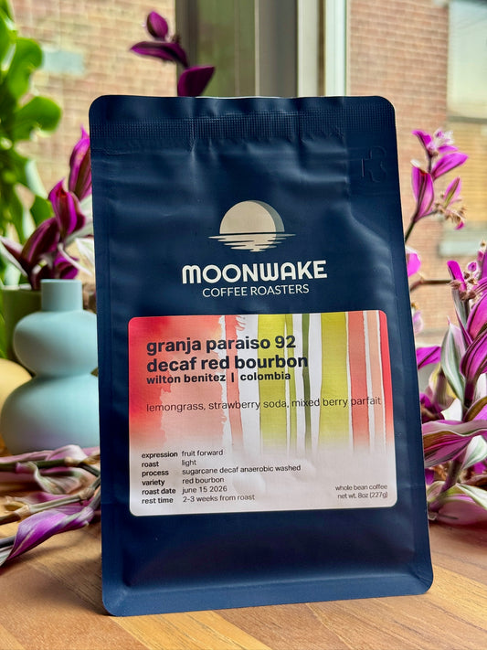 GRANJA PARAISO 92 - WILTON BENITEZ - RED BOURBON, EA DECAF ANAEROBIC - COLOMBIA