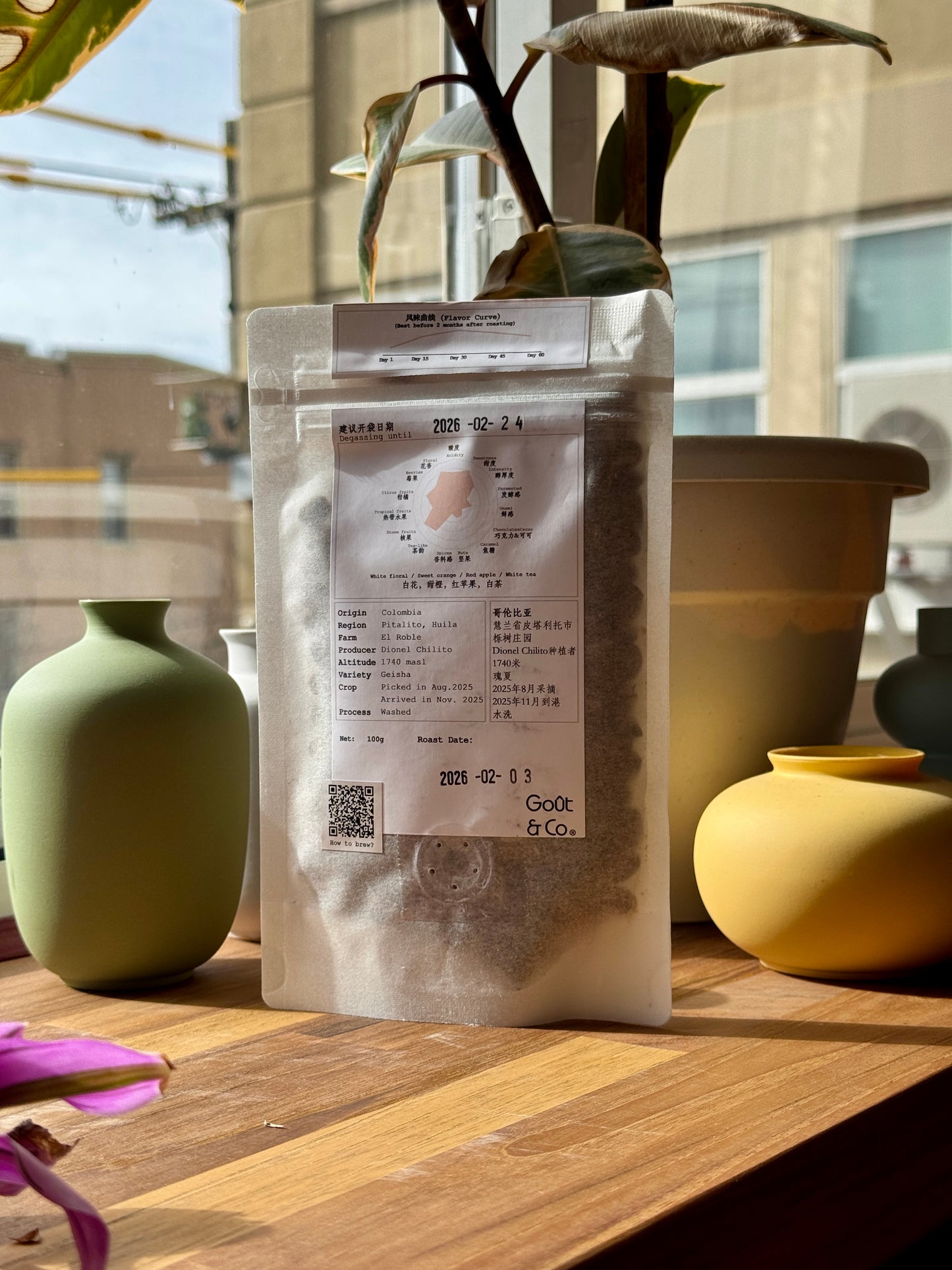 EL ROBLE – GEISHA, WASHED – COLOMBIA