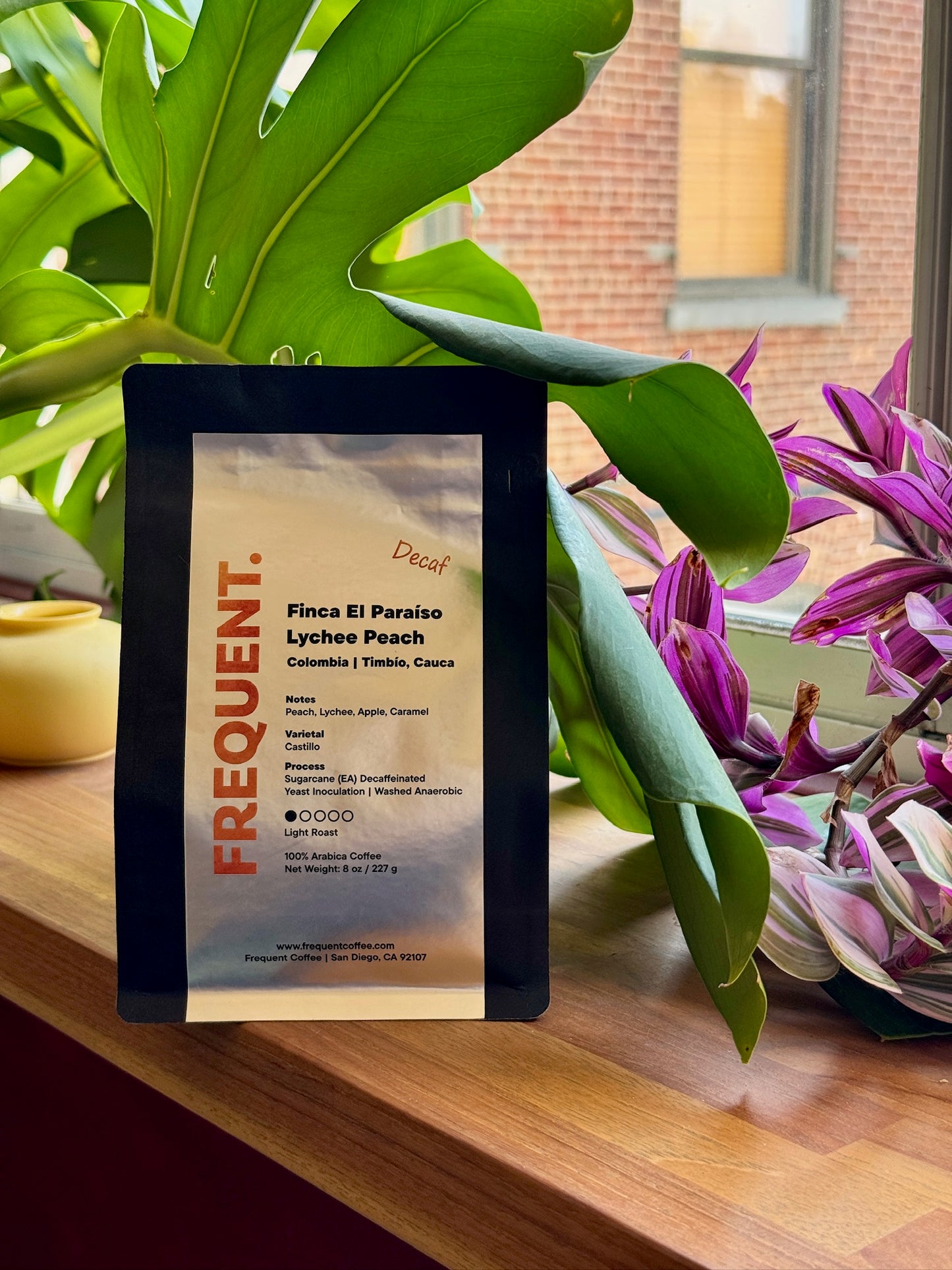 FINCA EL PARAÍSO LYCHEE PEACH - CASTILLO, SUGARCANE EA DECAF - COLOMBIA