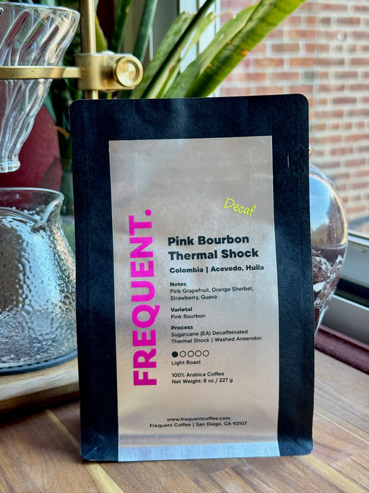 PINK BOURBON THERMAL SHOCK - SUGARCANE EA DECAF - COLOMBIA