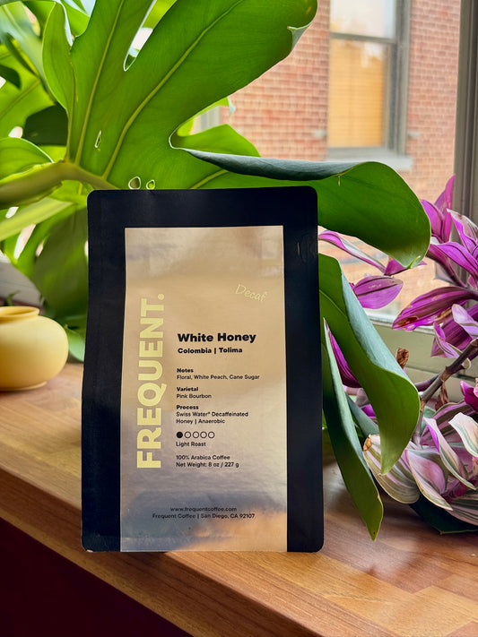WHITE HONEY - PINK BOURBON, SWISS WATER DECAF - COLOMBIA