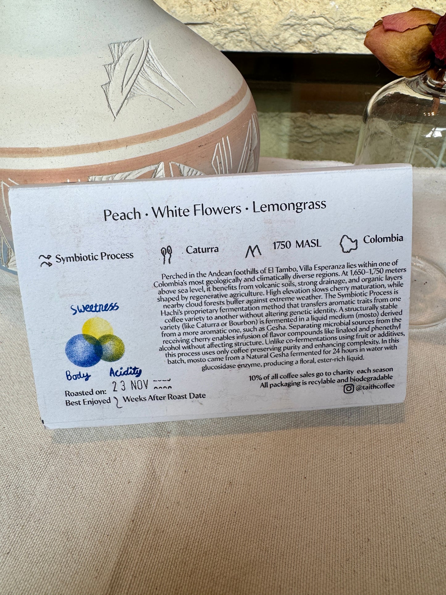 TAITH - HACHI KINTSUGI - SYMBIOTIC PROCESS - CATURRA