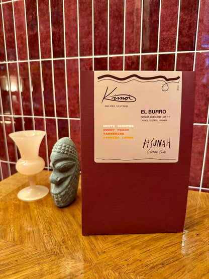 HYUNAH x KIMOI - EL BURRO - GESHA WASHED LOT 17