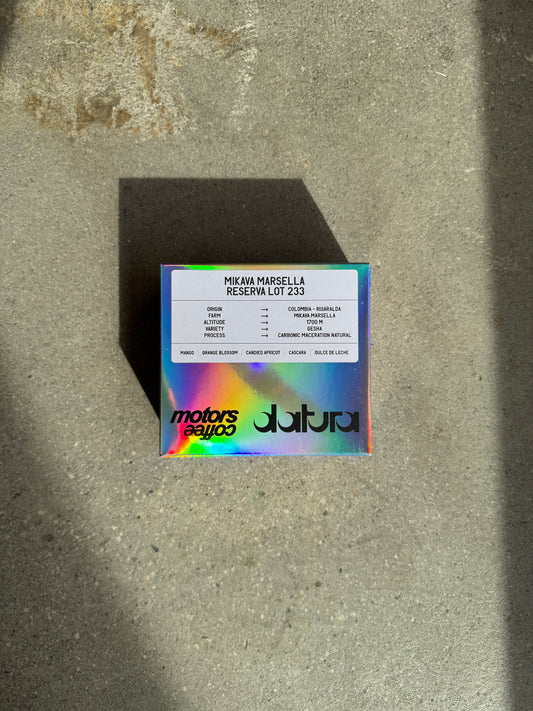 DATURA x MOTORS - MIKAVA MARSELLA RESERVA LOT 233 – GESHA, CARBONIC MACERATION NATURAL - COLOMBIA