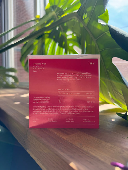 VISTA ALEGRE – SL9, WASHED - PERU