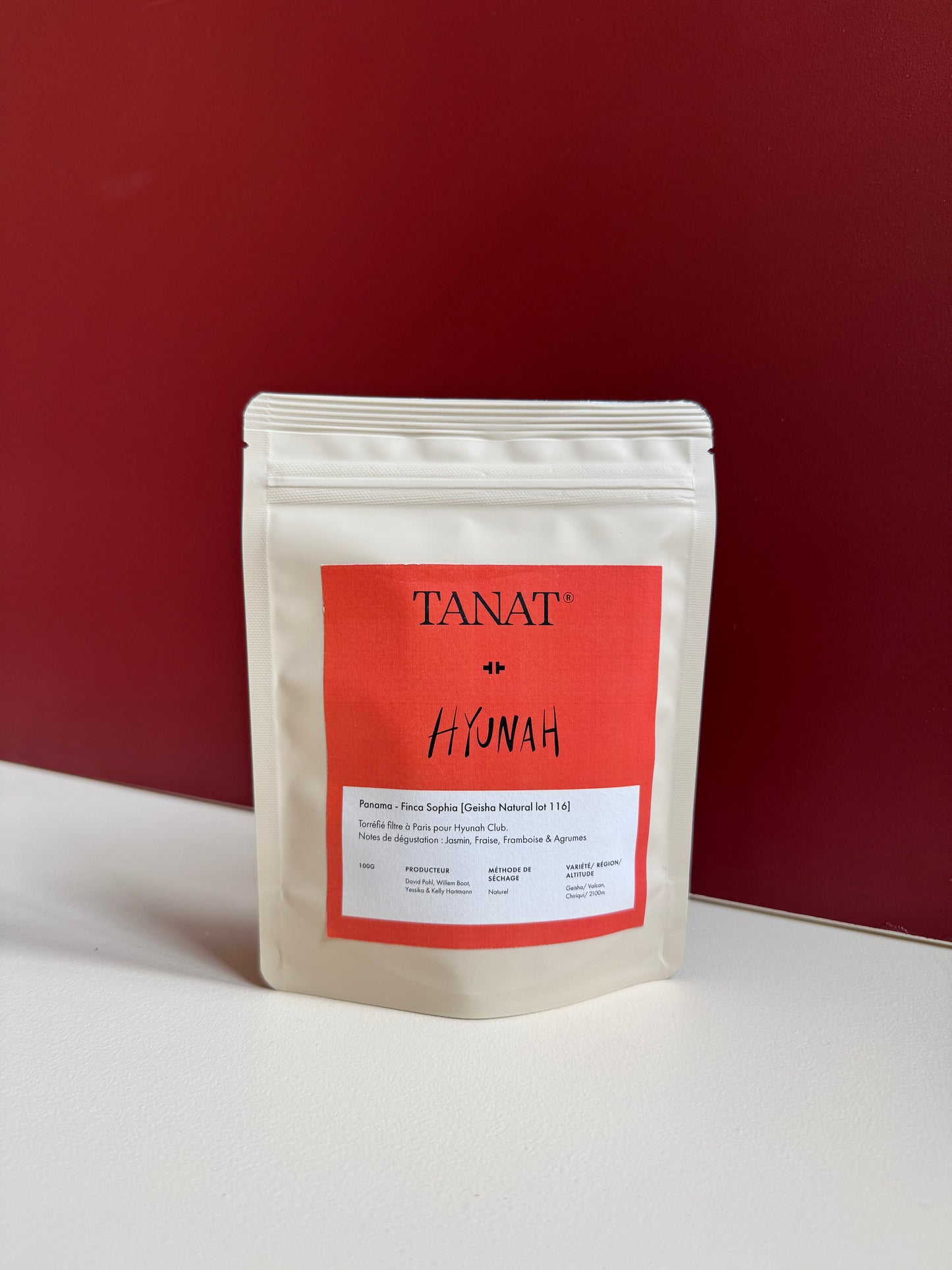 TANAT x HYUNAH - FINCA SOPHIA - GEISHA NATURAL LOT 116