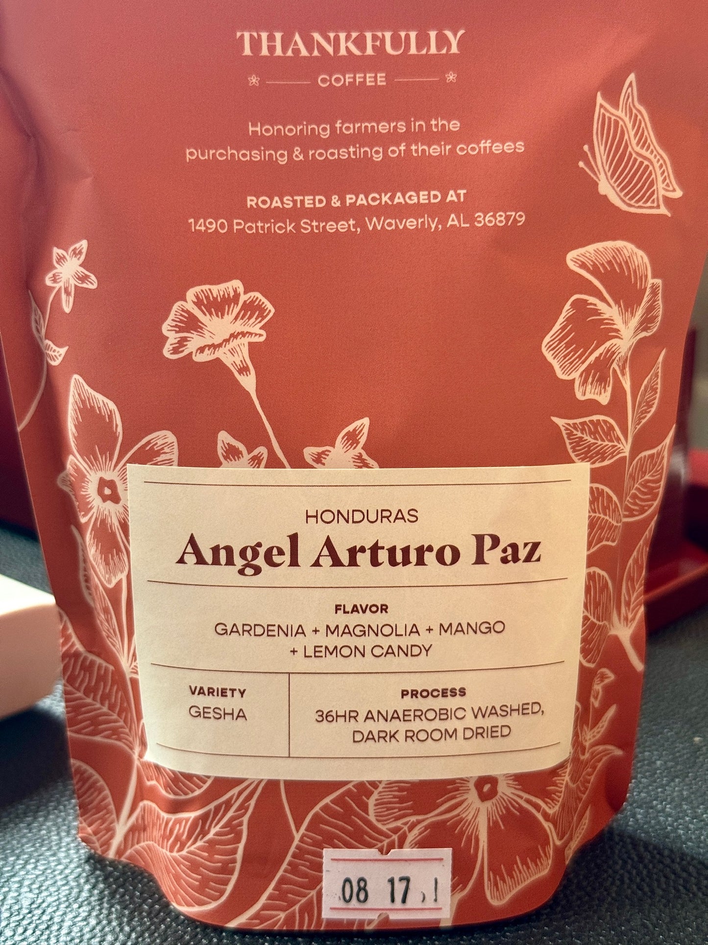 ARTURO PAZ - GESHA, ANAEROBIC WASHED - HONDURAS