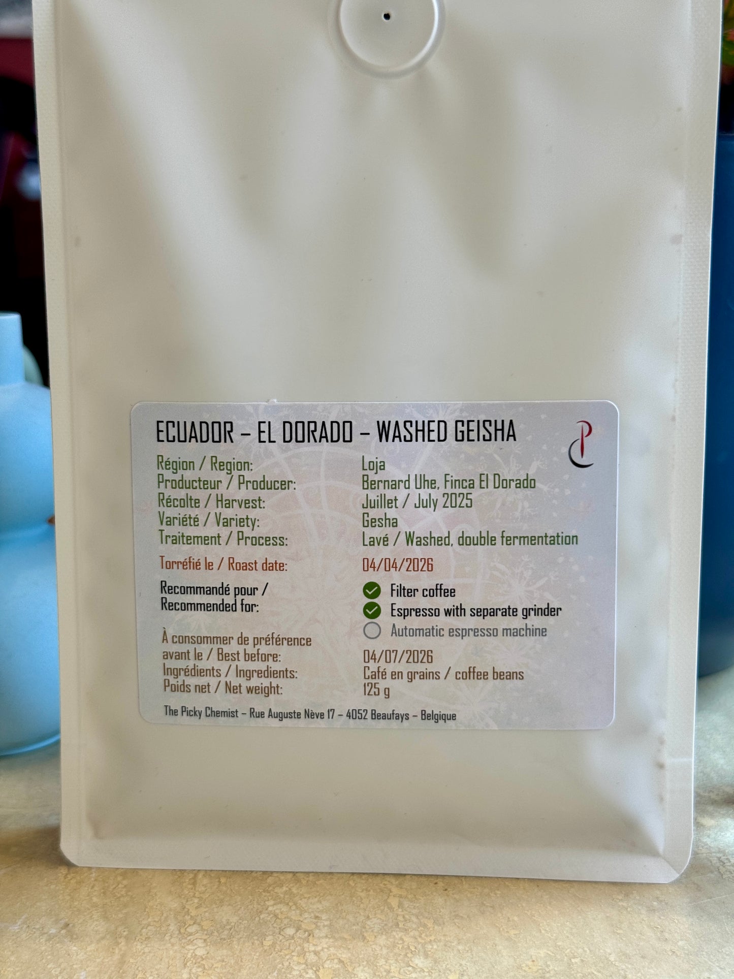 EL DORADO - WASHED, GESHA - ECUADOR