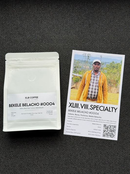 BEKELE BELACHO #0004 - 74158, WHITE HONEY - ETHIOPIA