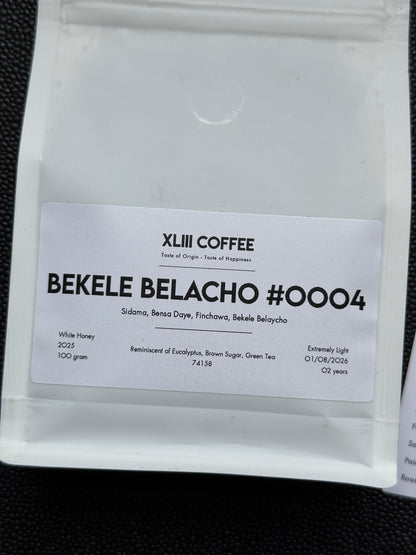 BEKELE BELACHO #0004 - 74158, WHITE HONEY - ETHIOPIA