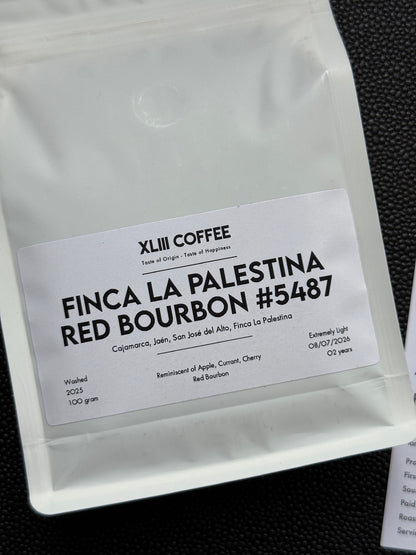 FINCA LA PALESTINA #5487 - RED BOURBON, WASHED - PERU
