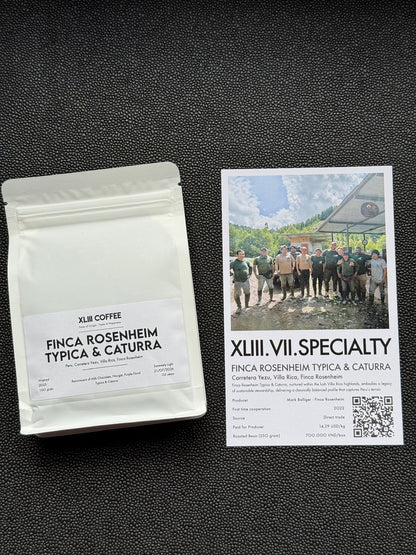 FINCA ROSENHEIM - TYPICA, CATURRA, WASHED - PERU