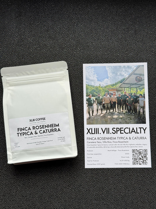 FINCA ROSENHEIM - TYPICA, CATURRA, WASHED - PERU