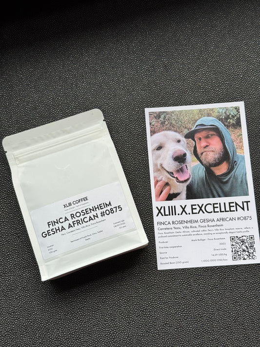 FINCA ROSENHEIM GESHA AFRICAN #0875 - GESHA, WASHED - PERU