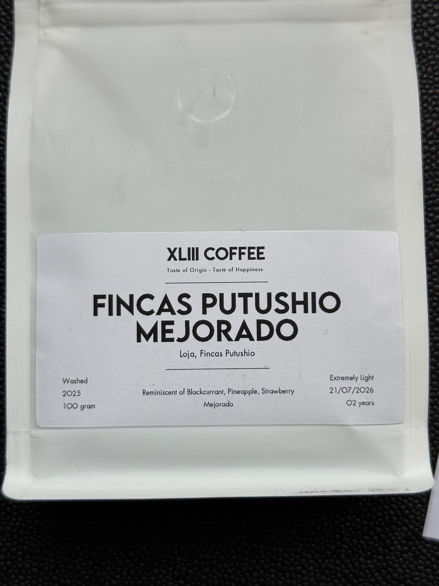 FINCAS PUTUSHIO - MEJORADO, WASHED - ECUADOR