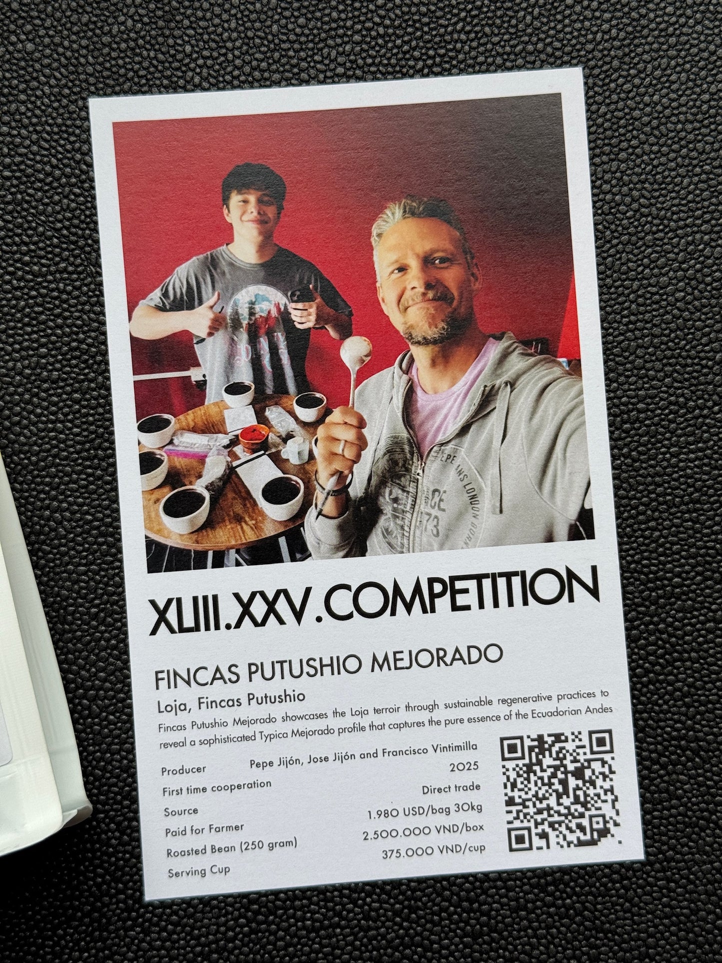 FINCAS PUTUSHIO - MEJORADO, WASHED - ECUADOR