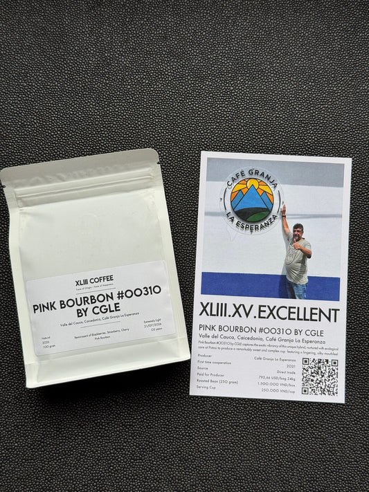 PINK BOURBON #00310 BY CGLE - PINK BOURBON, NATURAL - COLOMBIA